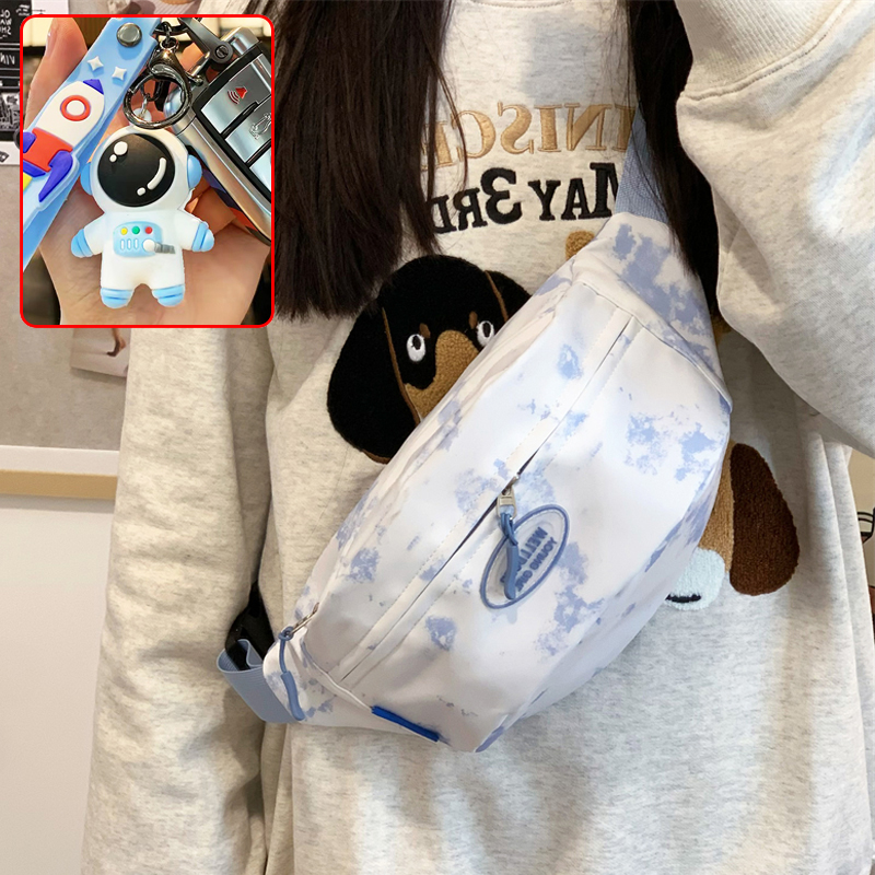 Blue + Astronaut hung up